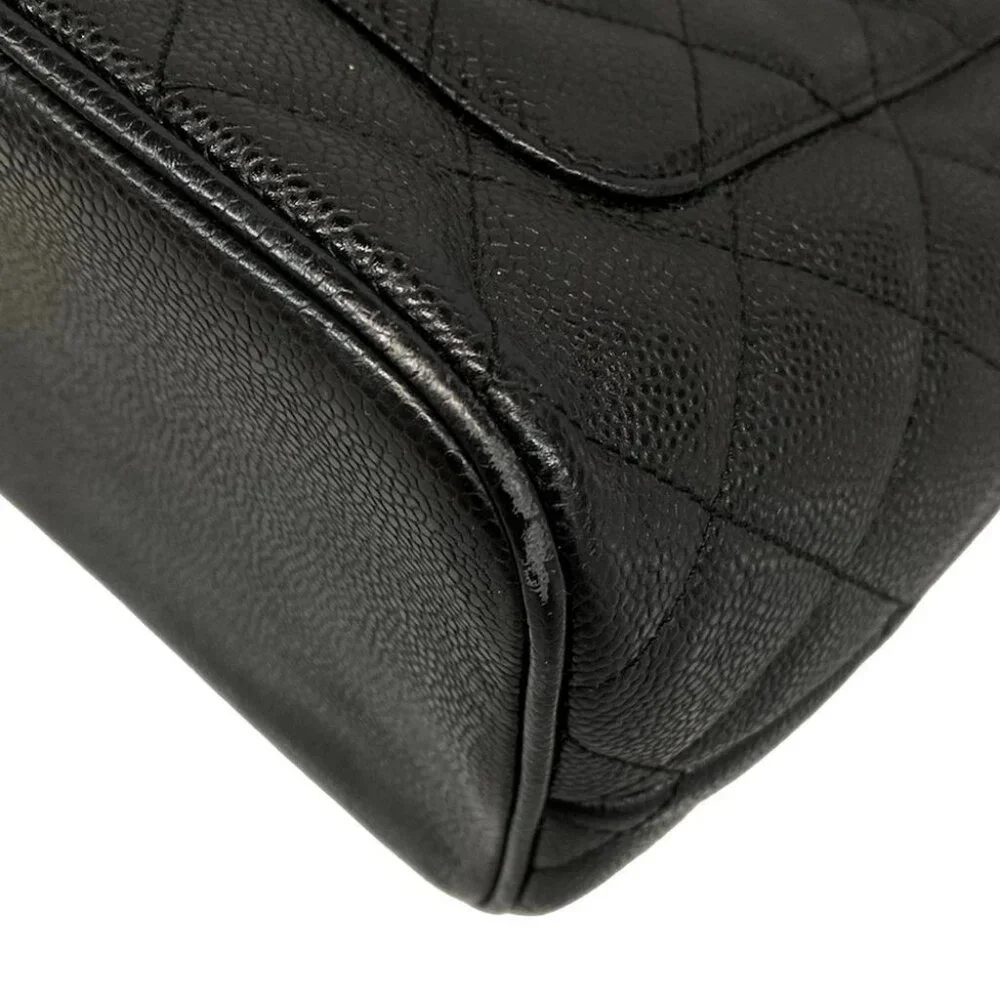 CHANEL Caviar Medallion Tote Black Calfskin Tote Bag - Picture 6 of 15